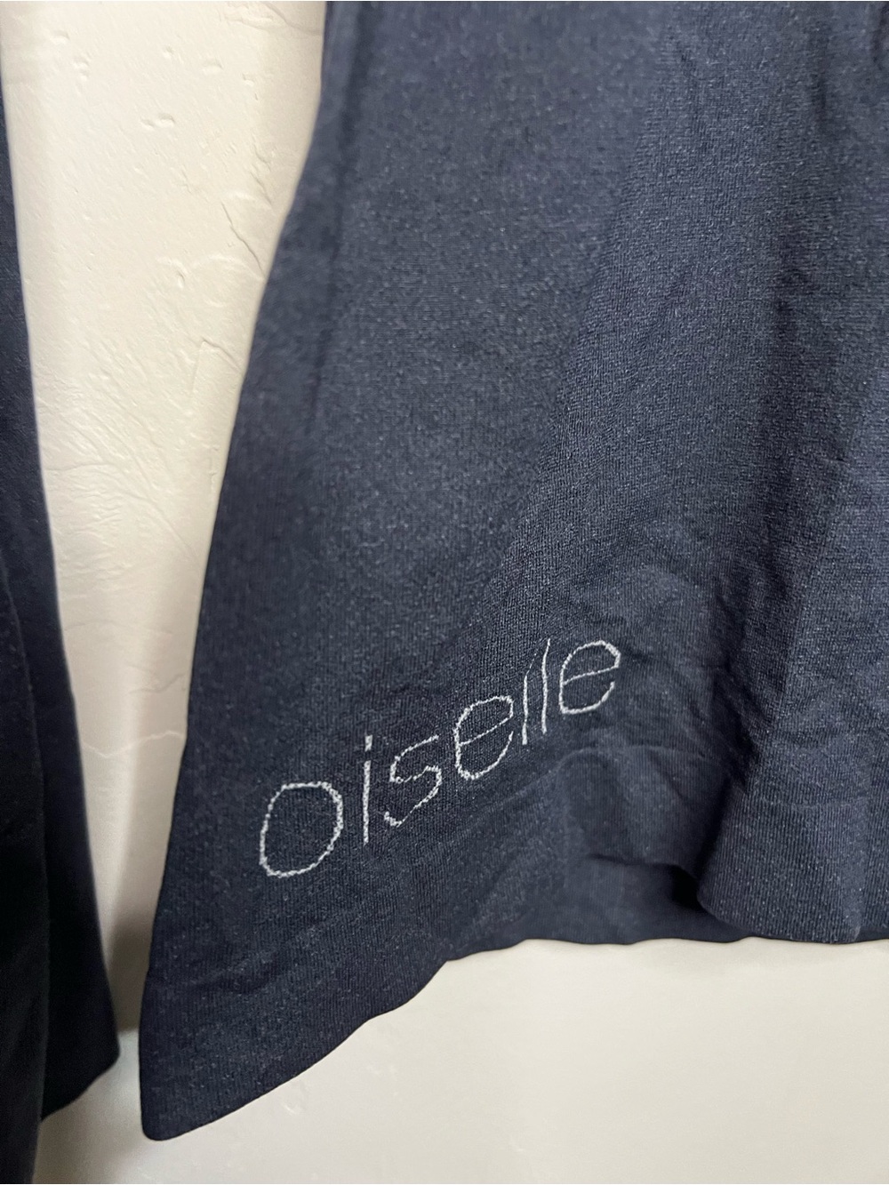 Oiselle Flyte Black Bird Print Long Sleeve Running Athletic Performance Top - Picture 3 of 6